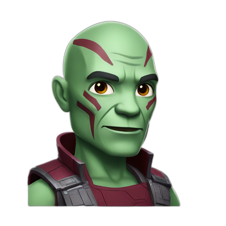 Guardians of the galaxy drax emoji