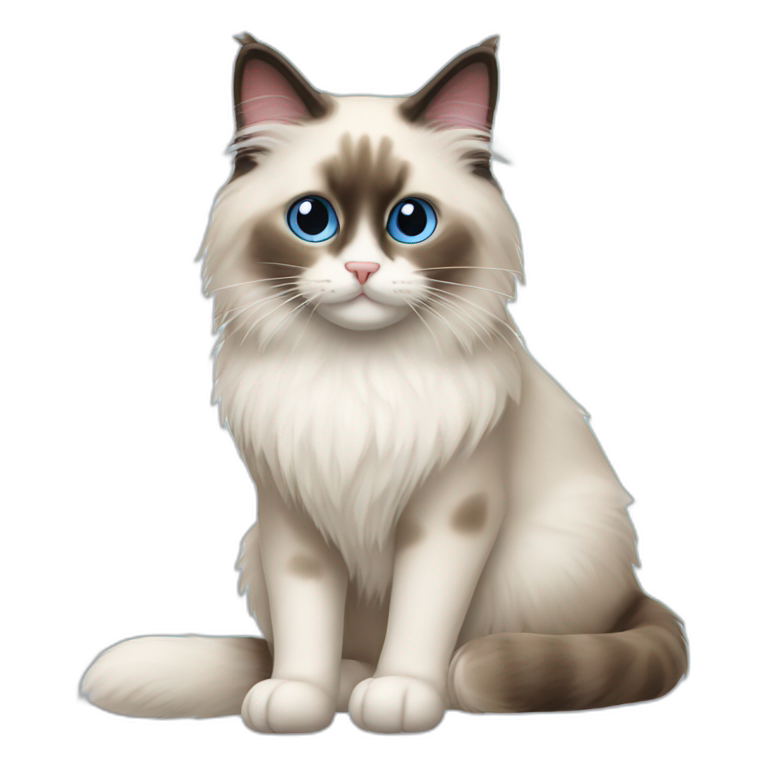 Ragdoll cat emoji