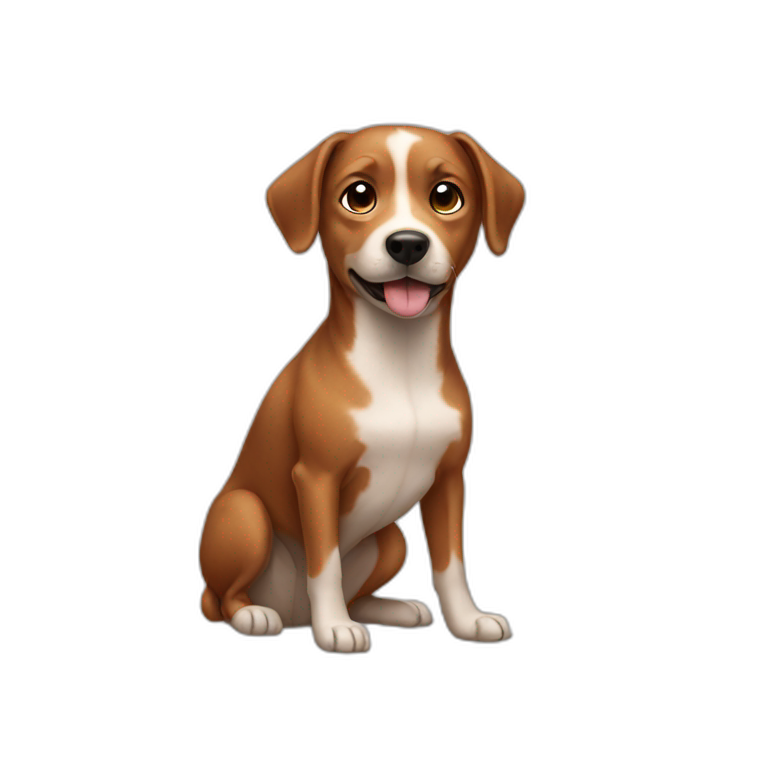 small brown dog emoji