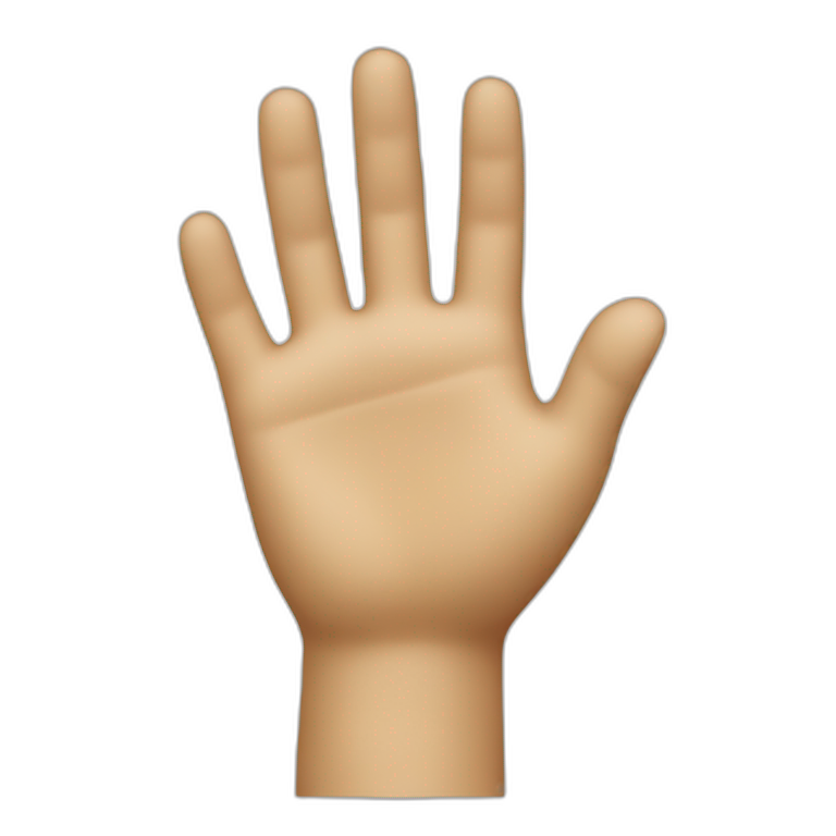 hang ten hand emoji