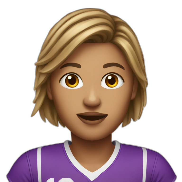 handball player female lollipop emoji