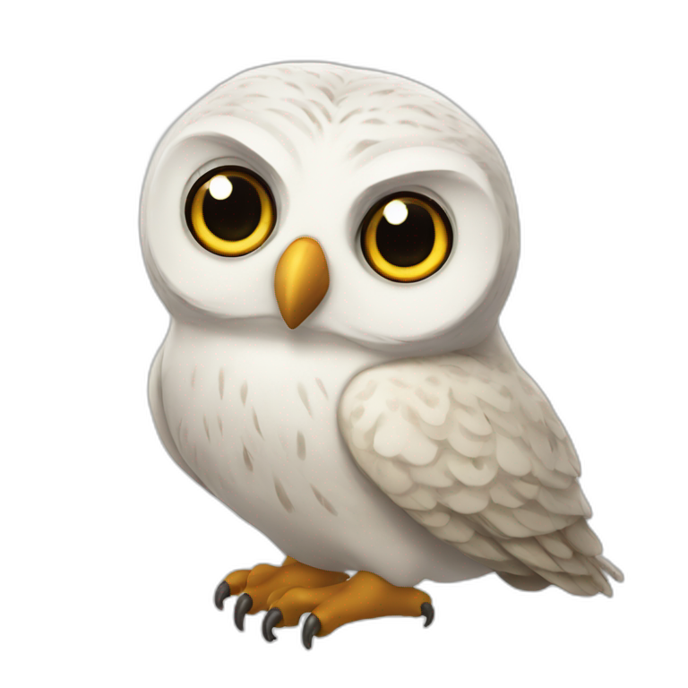 hedwig the owl from harry potter emoji