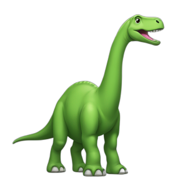 Brontosaurus green emoji