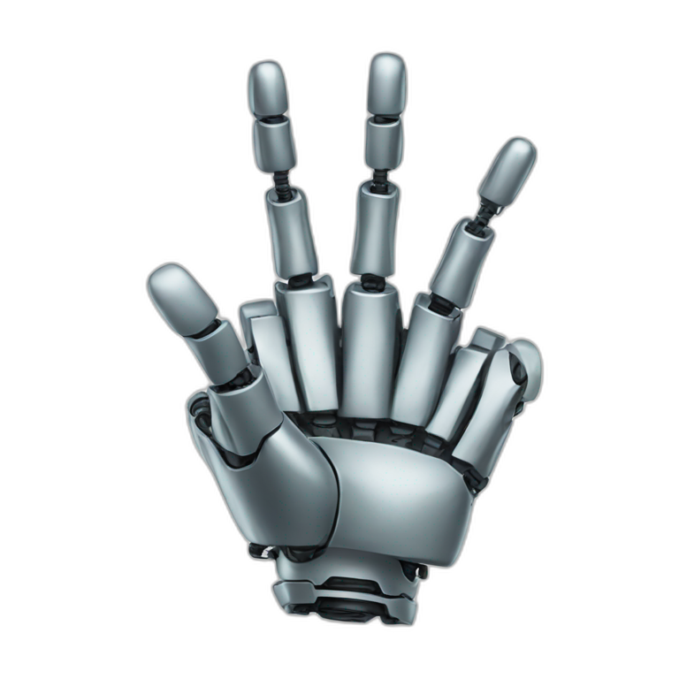 robot Hand 2 fingers emoji