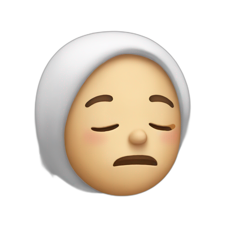I'm-sleepy emoji