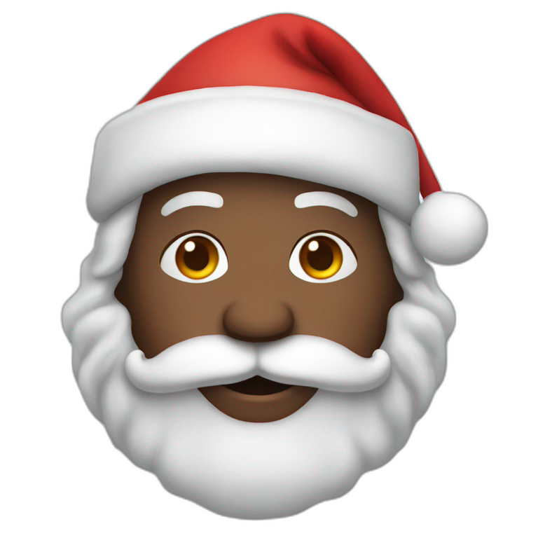 Afro-Cuban-Santa-Klaus emoji