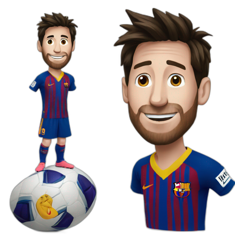 Messi qui Rigole emoji