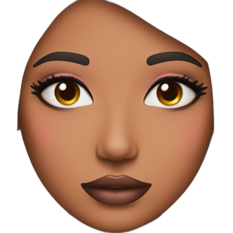 Blush makeup emoji