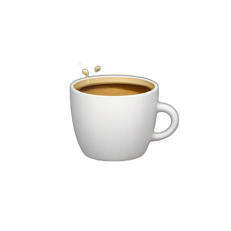 drinking coffee emoji