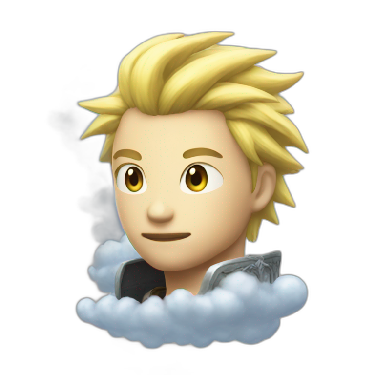 Cloud final fantasy emoji