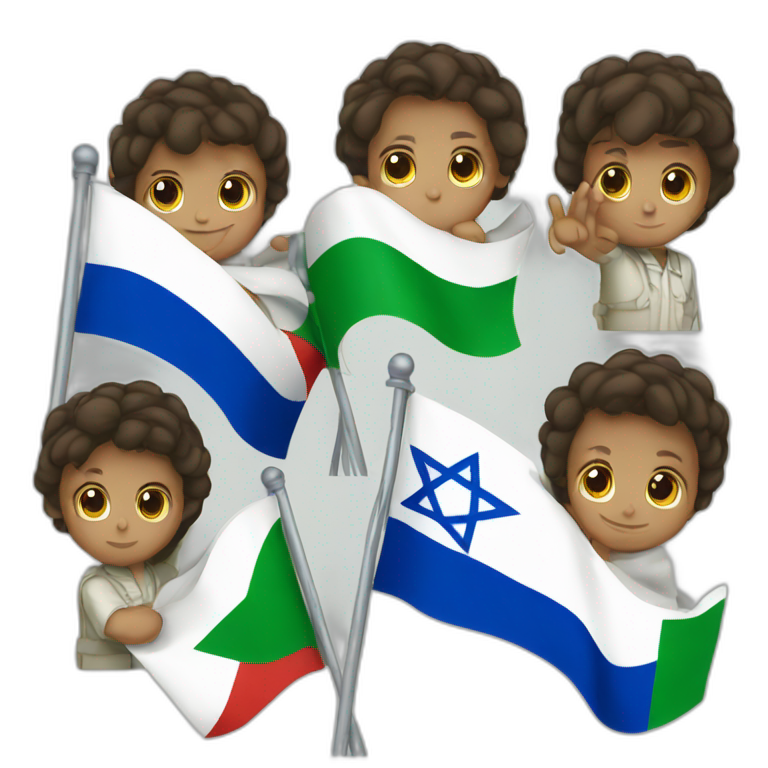 Algeria and israel flag emoji