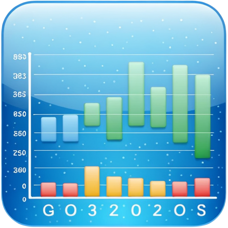 ios style emoji for report sheet consisting multiple graph/ charts with ...