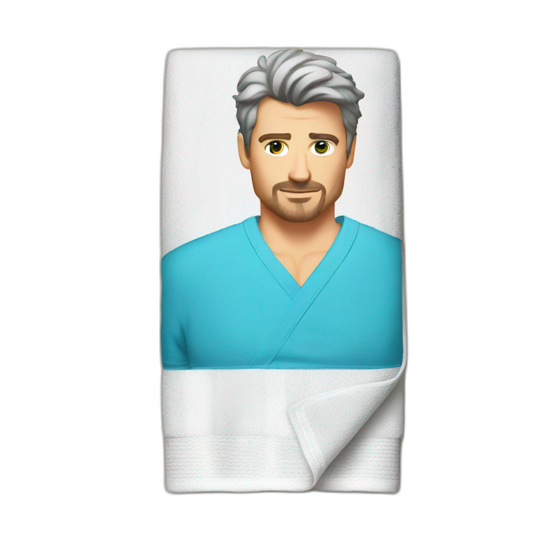Mark Sloan towel emoji