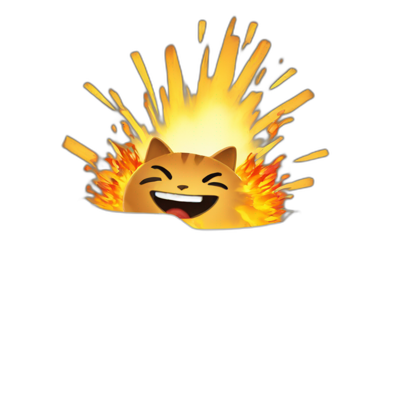 Exploding kittens emoji