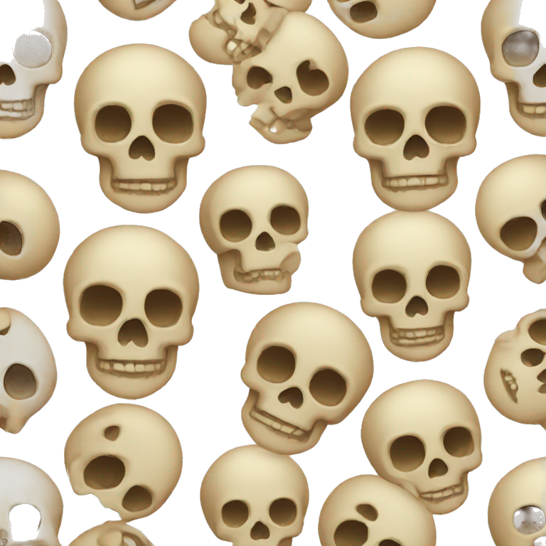 Skull emoji making OK symbol emoji