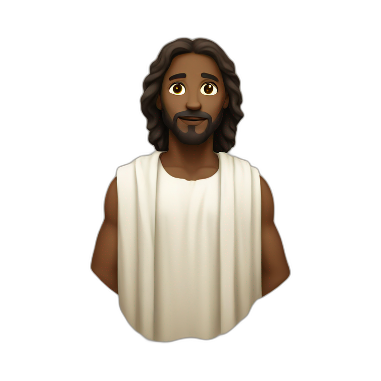 Black Jesus emoji