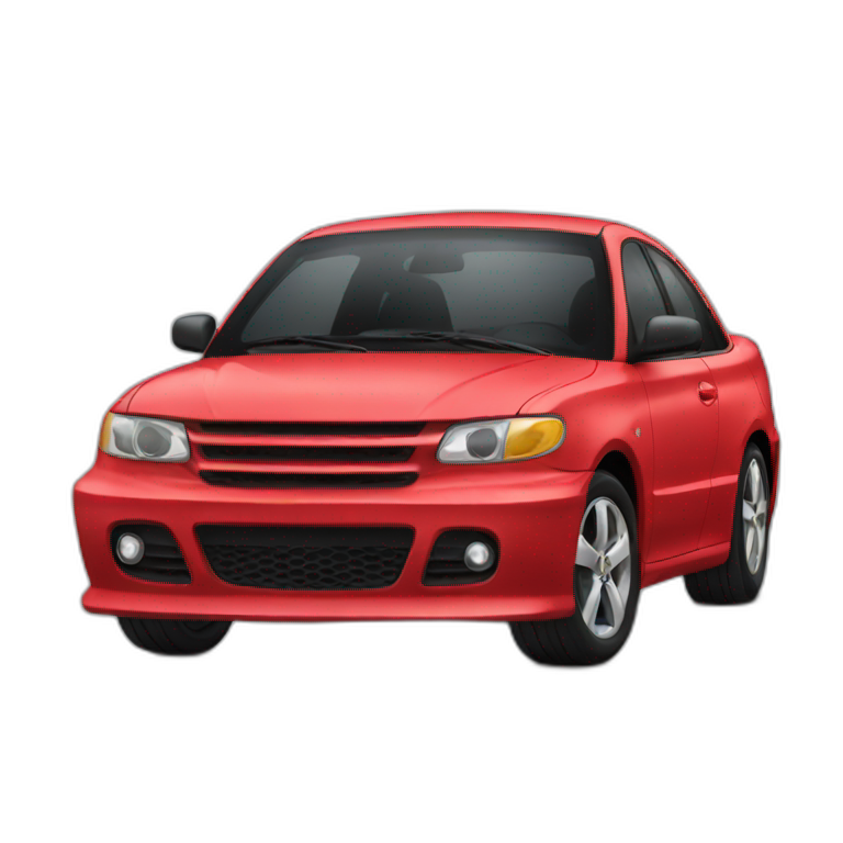 Red car emoji