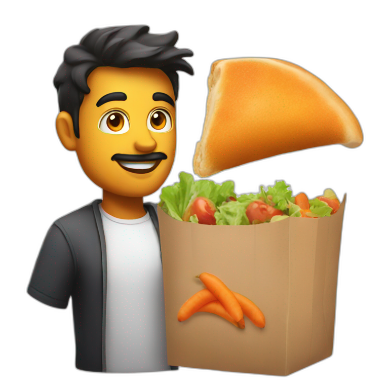 Swiggy food delivery emoji