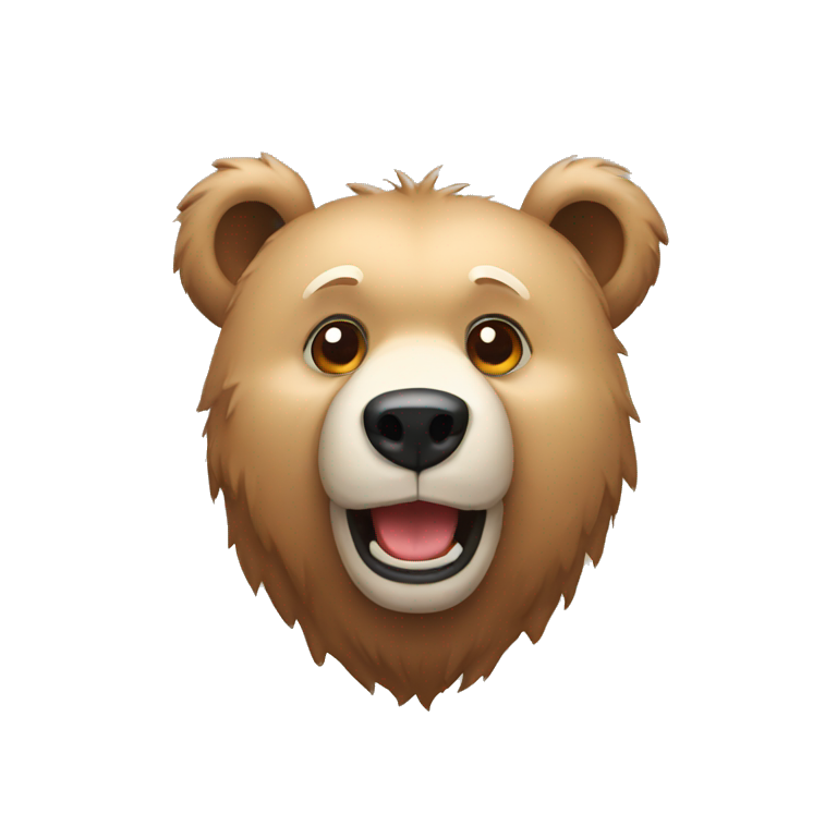a bear emoji