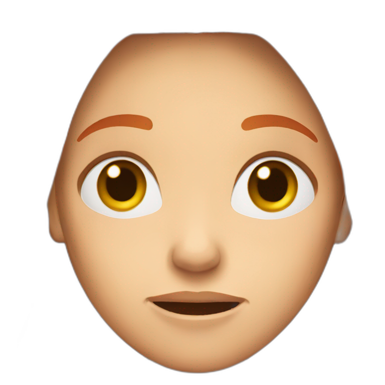 stressed red-haired woman emoji