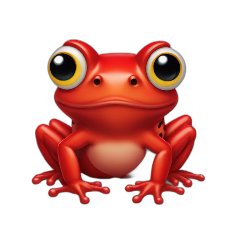 red-frog emoji