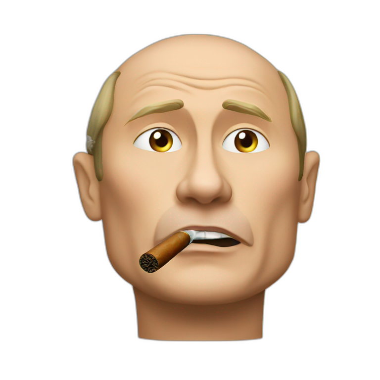 Putin smoking cigar  emoji