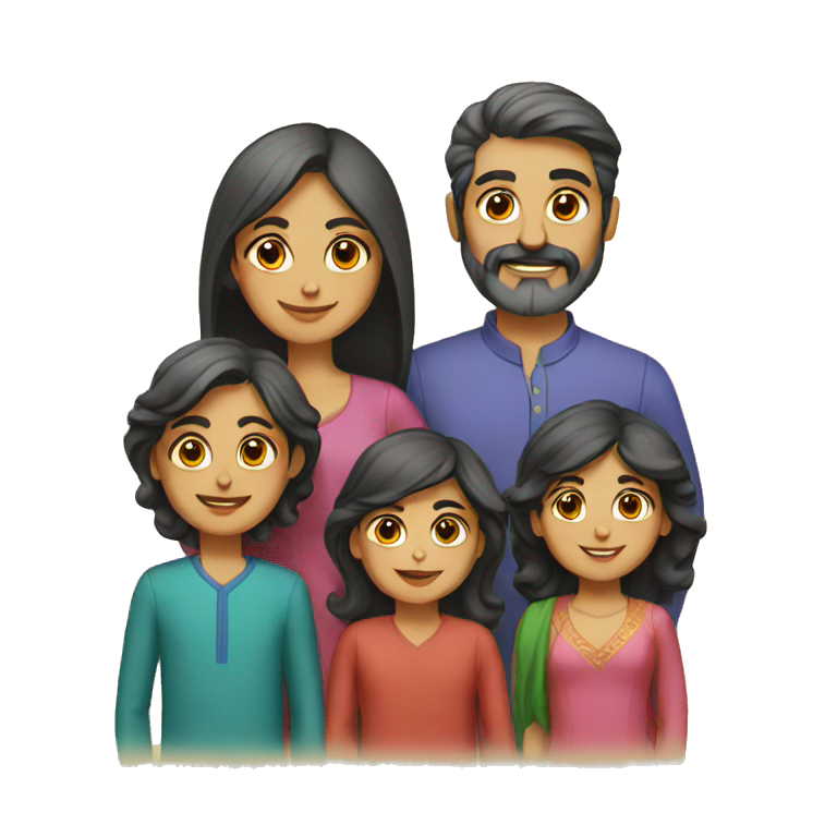 persian family emoji