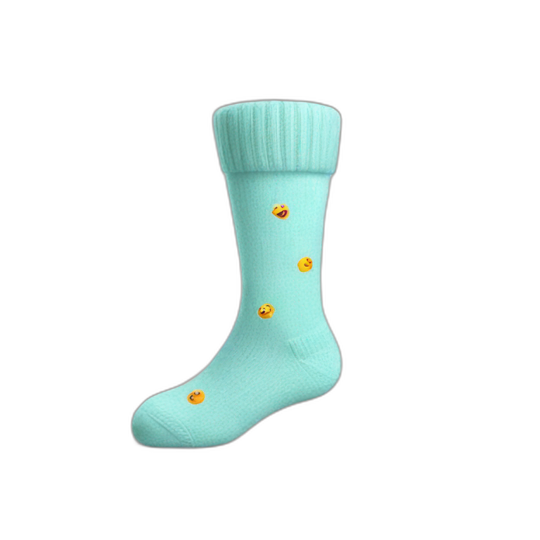 Socks with smell emoji