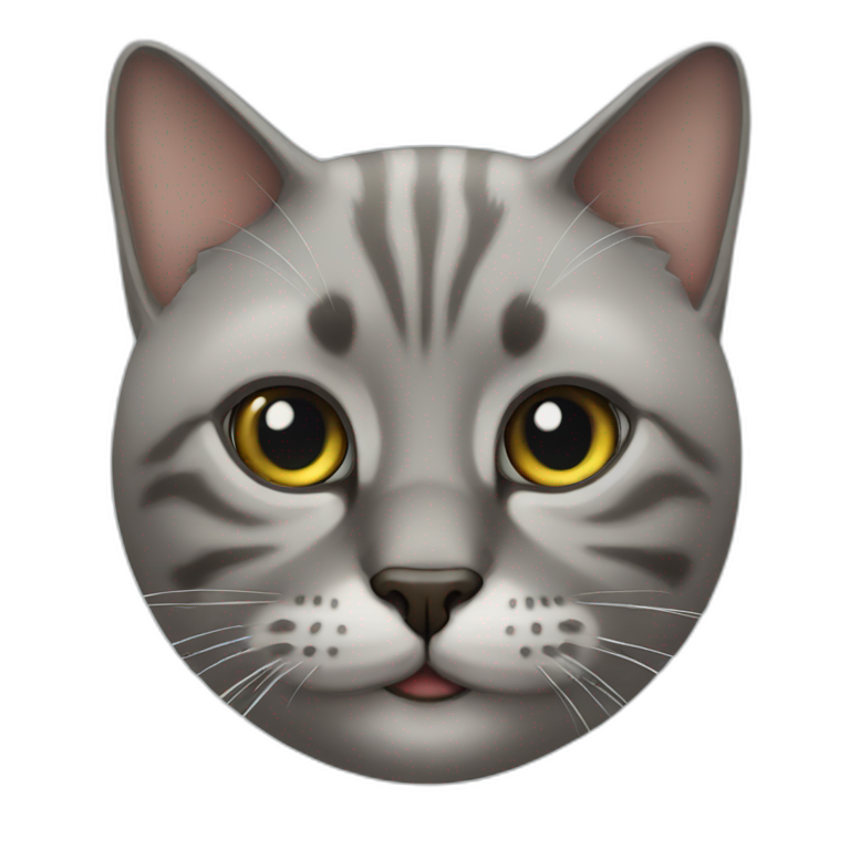 One eye cat emoji