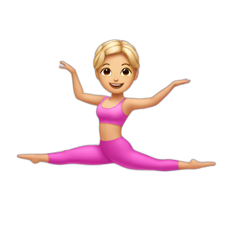 pink pilates princess emoji