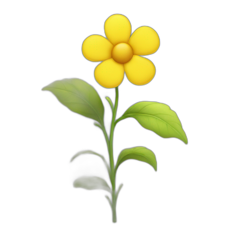 yellow flower emoji