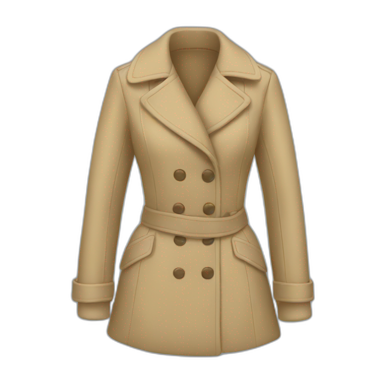 woman coat emoji
