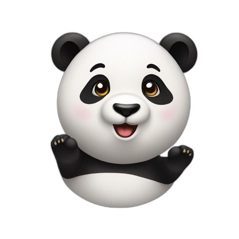 Panda my love emoji