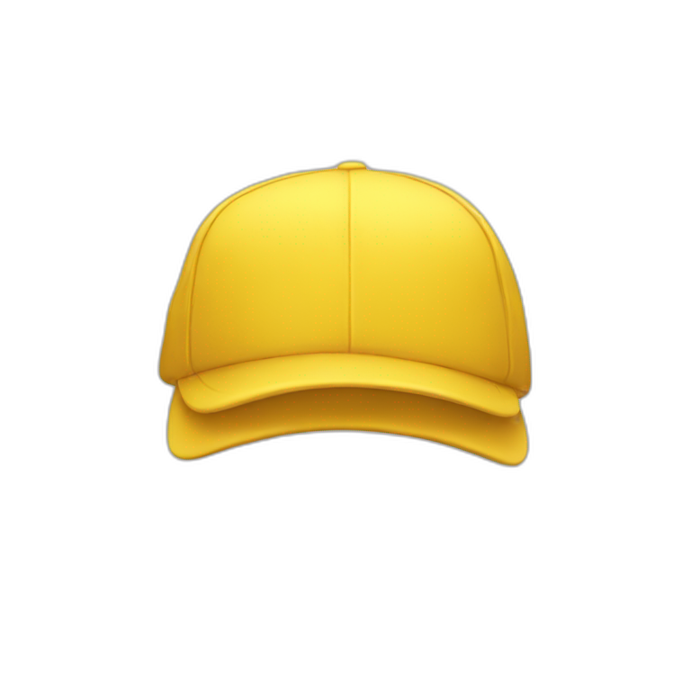 Yellow cap emoji
