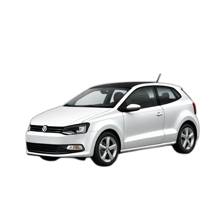 Volkswagen polo white emoji
