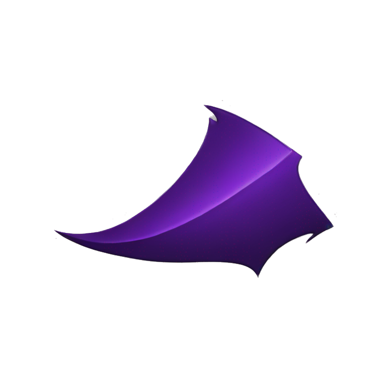 purple dark slash emoji