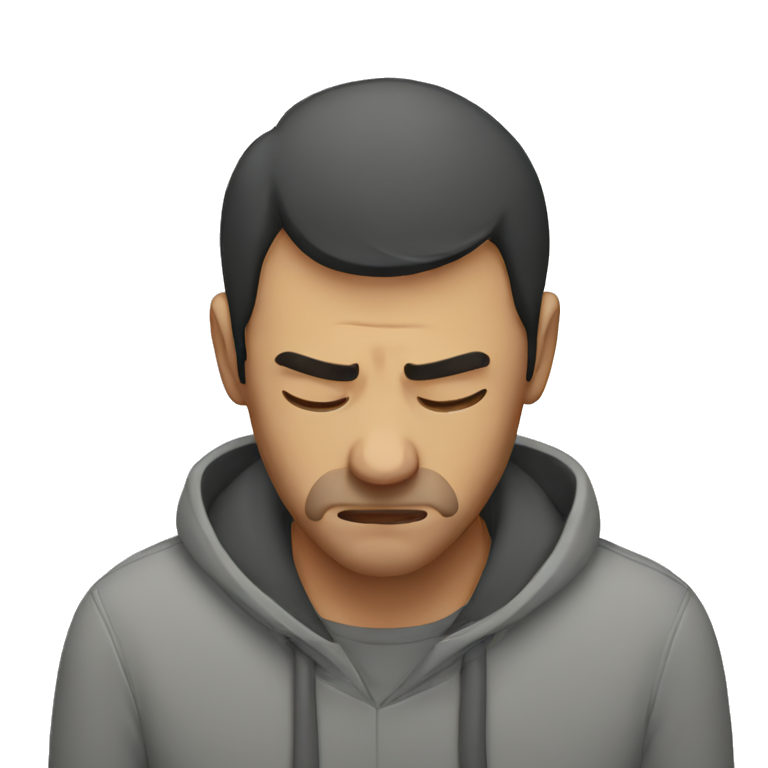 exhausted man emoji