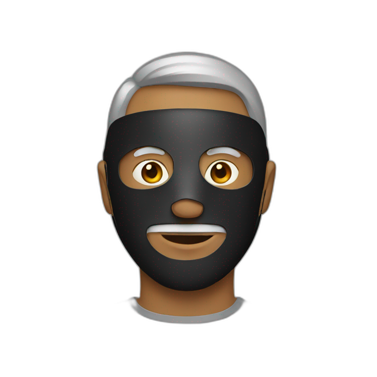 Man wearing mask  emoji
