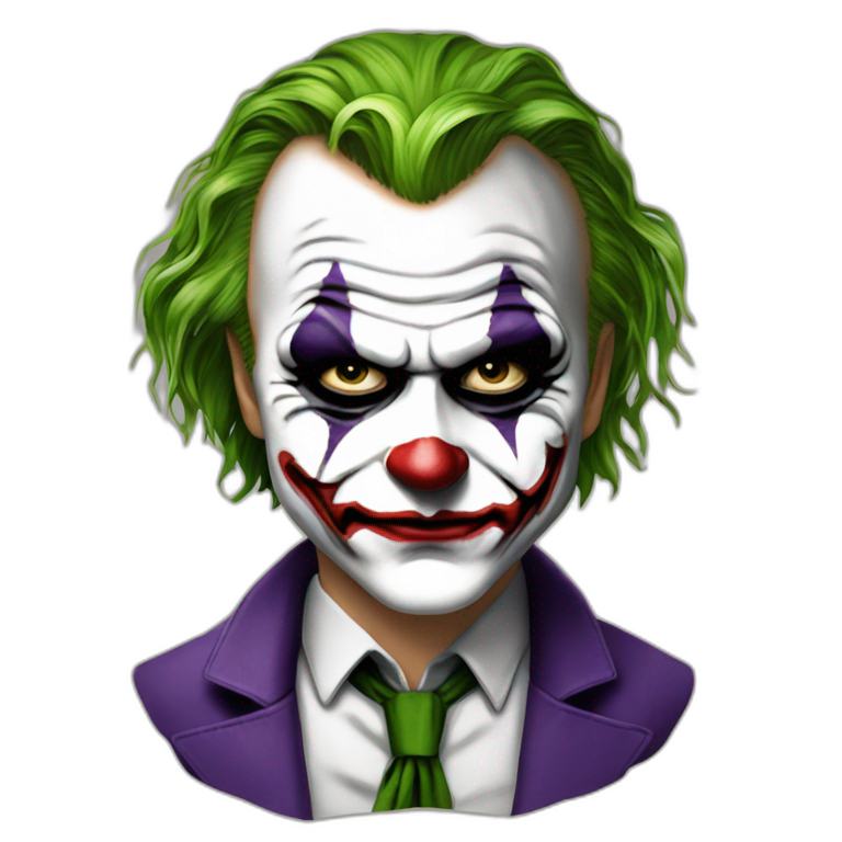 Heath Ledger as joker emoji