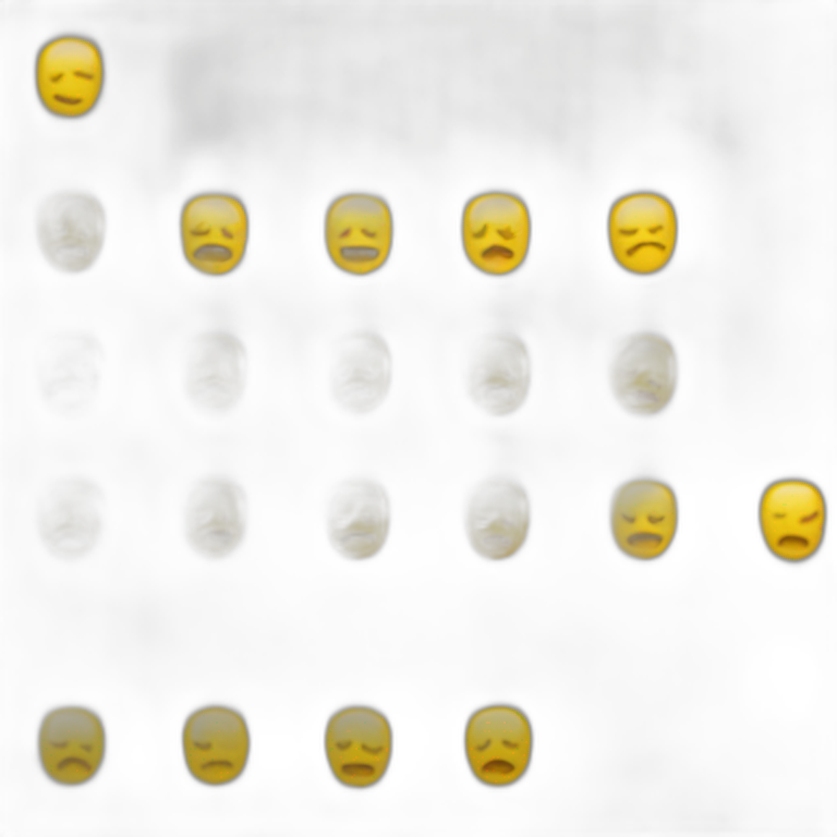 blurry yellow head emoji emoji