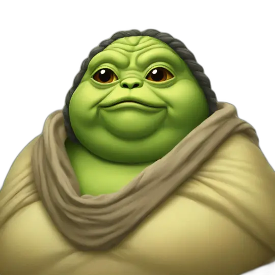 Jabba the Hutt star wars emoji AI Emoji Generator
