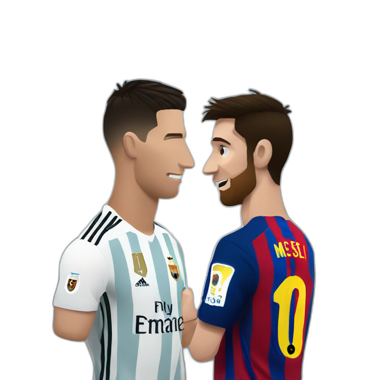Cr7 vs Messi emoji