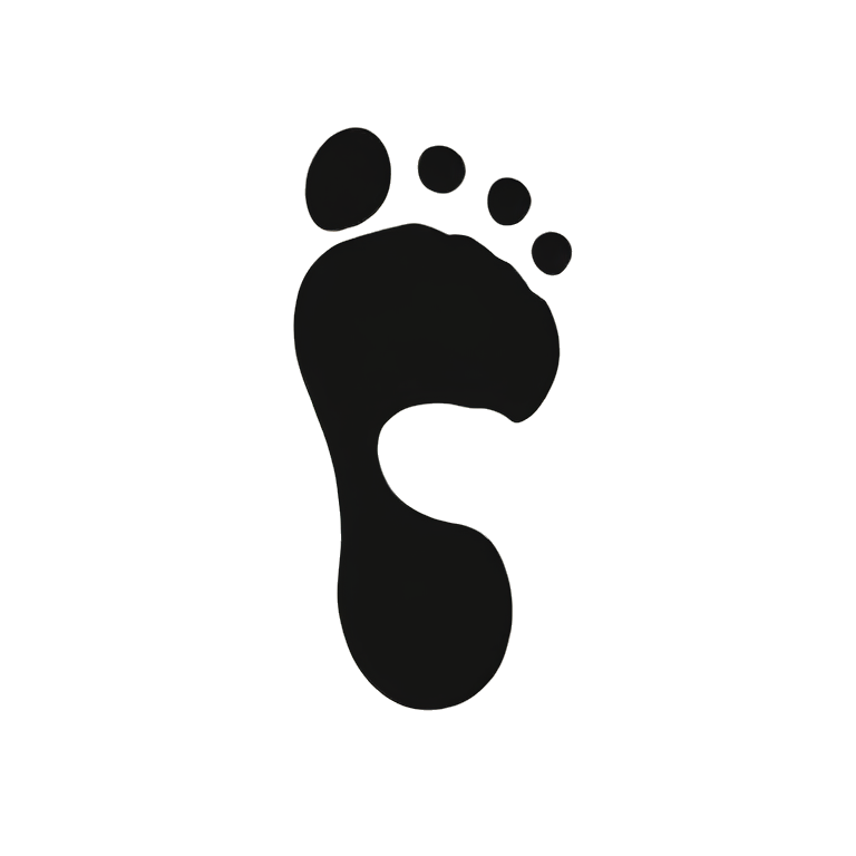 foot print emoji