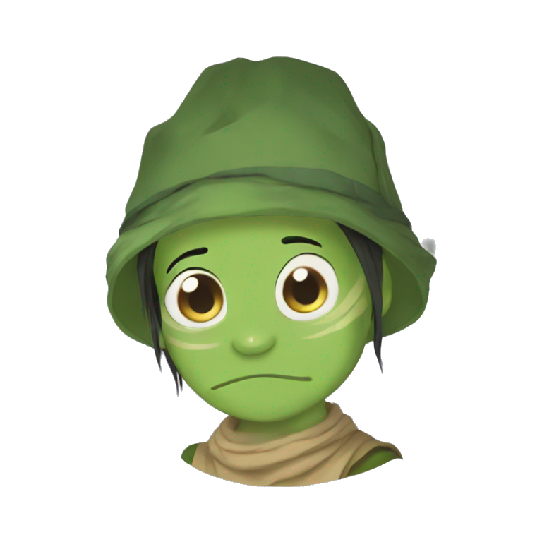 frog with toph emoji