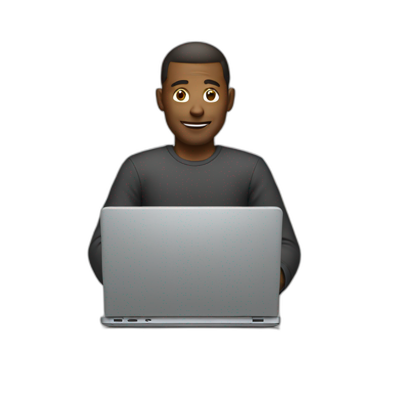 man with a laptop emoji