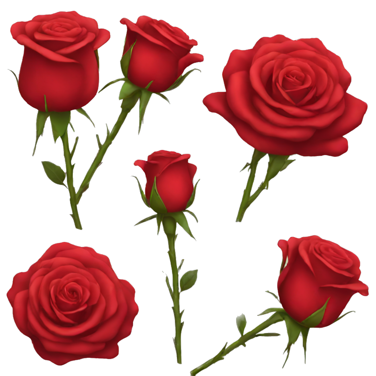 Red rose  emoji