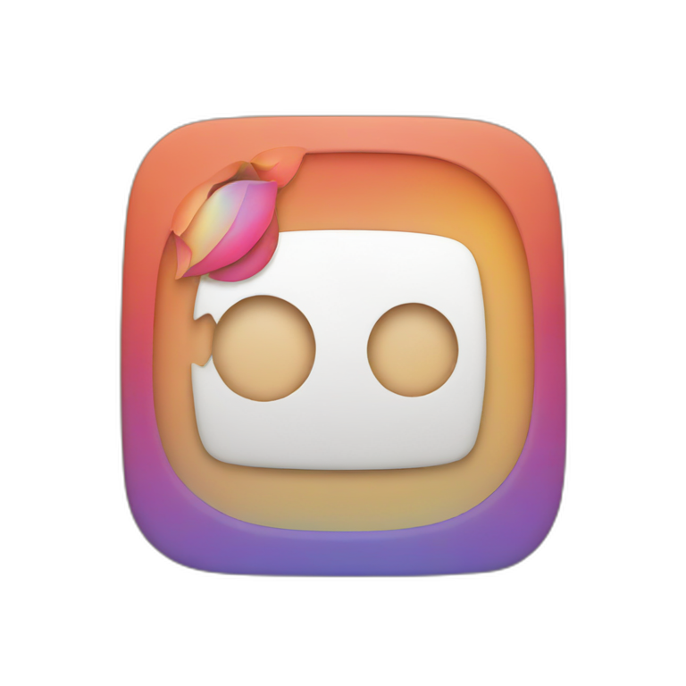 instagram logo emoji