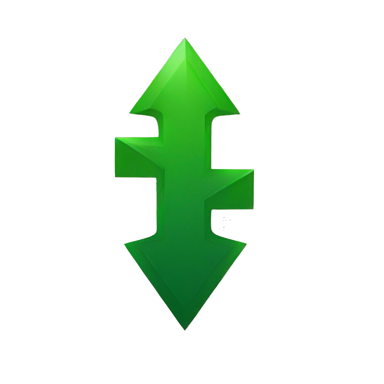 Green arrow downward emoji