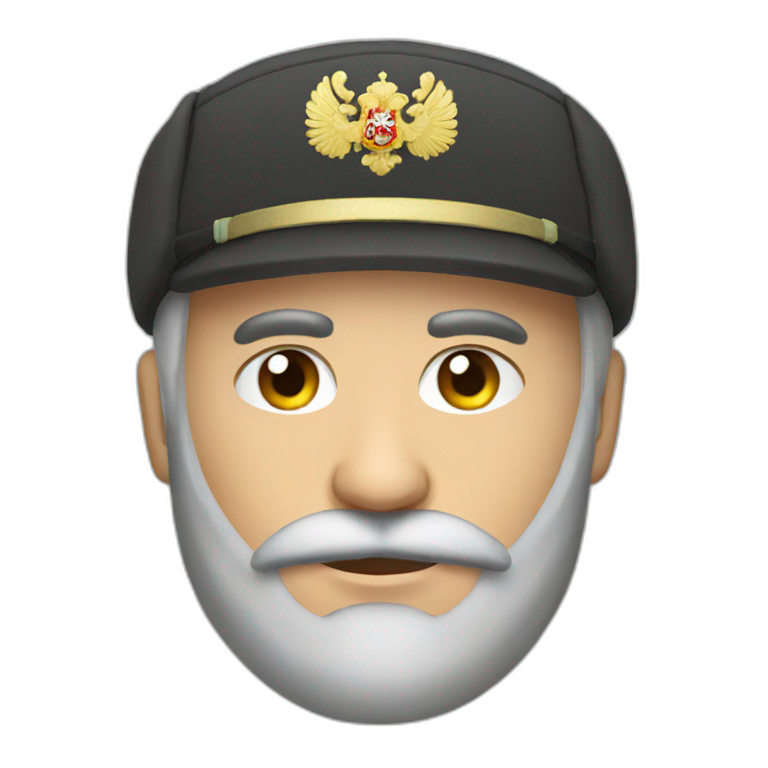 russian man ushanka emoji