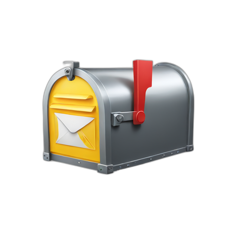 realistic mail box emoji